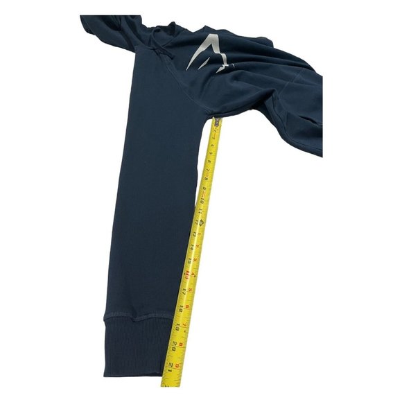 Gymshark Hoodie Sweatshirt Mens Small Sharkhead Infill Logo Pockets Blue Gym ECU - Picture 7 of 12